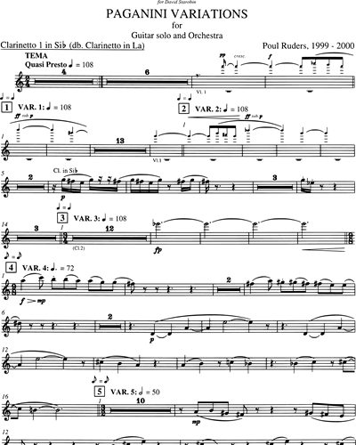 Clarinet 1 in Bb/Clarinet in A