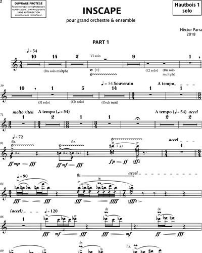 [Ensemble] Oboe 1