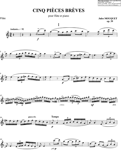 5 Pièces Brèves Op.39
