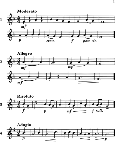 Sight Reading Pieces for Flute