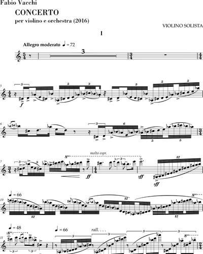 Concerto - Per violino e orchestra