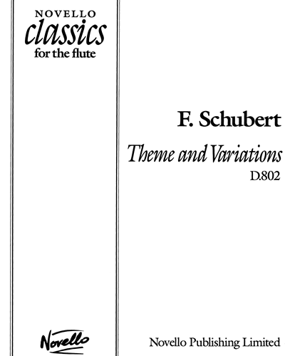 Theme and Variations, D. 802 (Op. posth. 160)