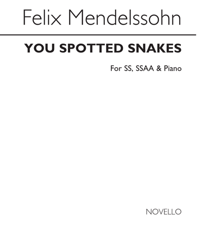 You Spotted Snakes (from "Midsummer Night's Dream")