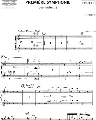 Flute 1/Piccolo 3 & Flute 2/Piccolo 4
