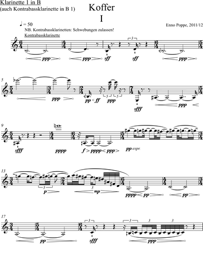 Clarinet 1/Contrabass Clarinet