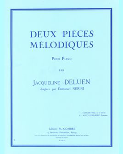 Deux Pièces Mélodiques