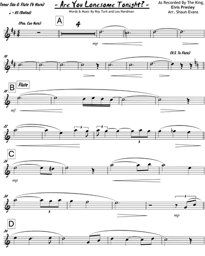 Tenor Saxophone/Flute
