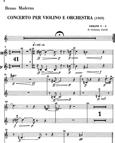 [Orchestra 2] Violin III-IV