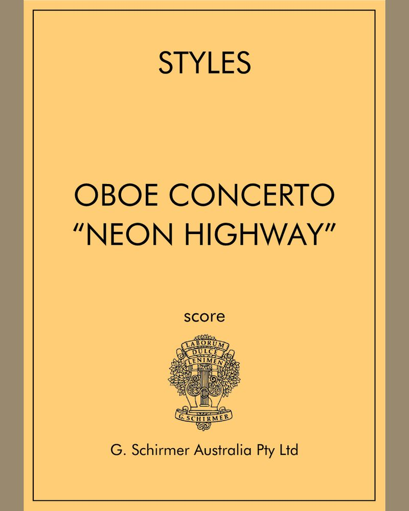 Oboe Concerto "Neon Highway"