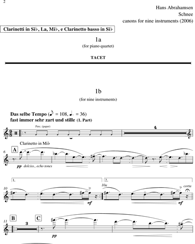 Clarinet in Bb/Clarinet in A/Clarinet in Eb/Bass Clarinet