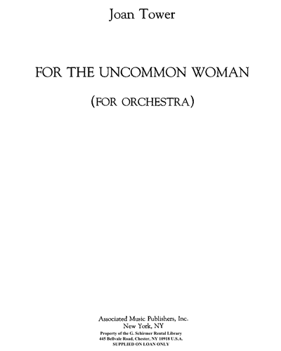 For the Uncommon Woman