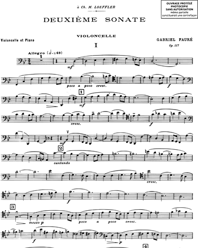 Cello Sonata No. 2, op. 117