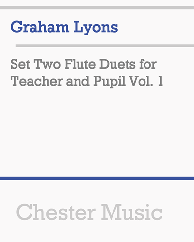 Set Two Flute Duets for Teacher and Pupil Vol. 1