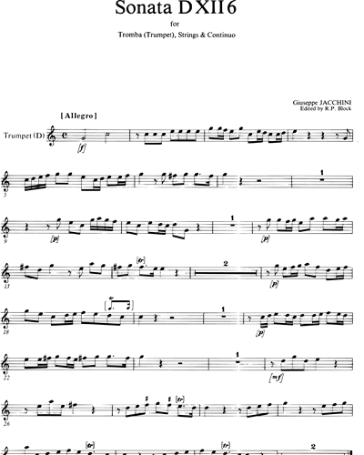 Sonata in D Nr. XII/6
