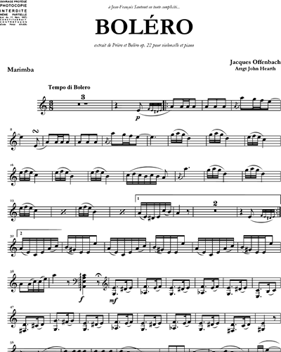 Boléro (extrait de "Prière et Boléro" op. 22)