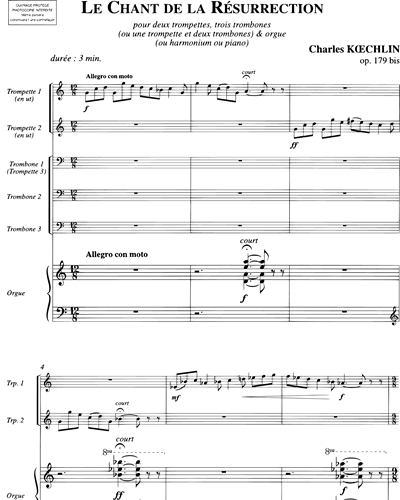 Full Score & Organ & Piano (Alternative)