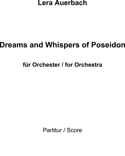 Dreams and Whispers of Poseidon