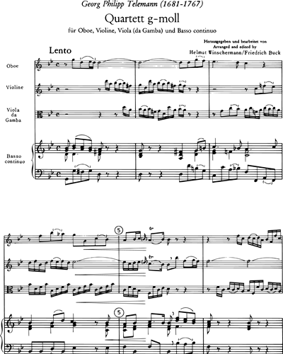 Quartet in G minor