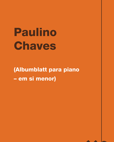 (Albumblatt para piano – em si menor)