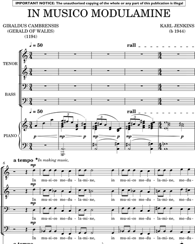 Vocal Score