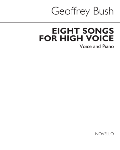Eight Songs for High Voice and Piano