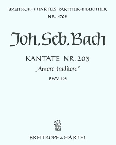 Cantata BWV 203: 'Amore traditore'