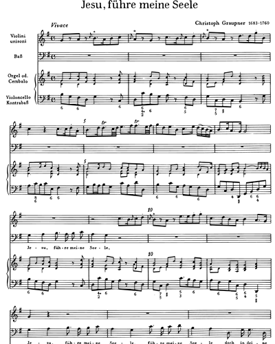 Full Score & Bass & Basso Continuo