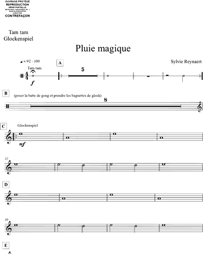 Tam-Tam/Glockenspiel