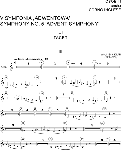 Oboe 3/English Horn