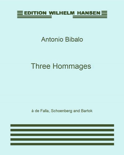 Trois Hommages