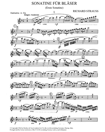 Sonatina für Bläser No. 1 in F, AV 135