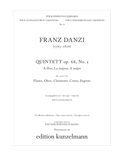 Quintet in A major, op. 68 No. 1