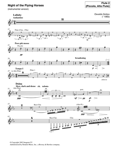 Flute 2/Piccolo/Alto Flute