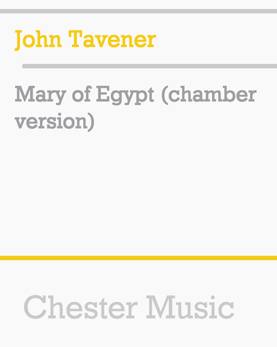 Mary of Egypt (chamber version)