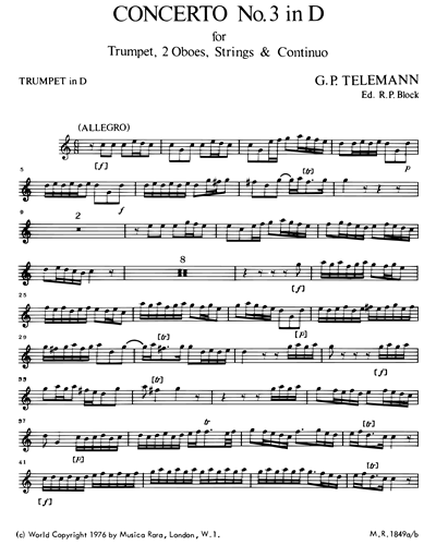 Concerto in D-dur TWV 53:D2