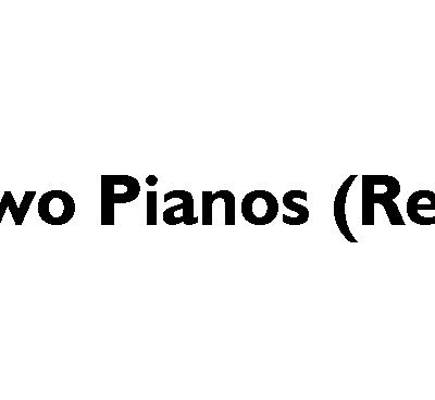 Concerto for Two Pianos [Reduced Version]