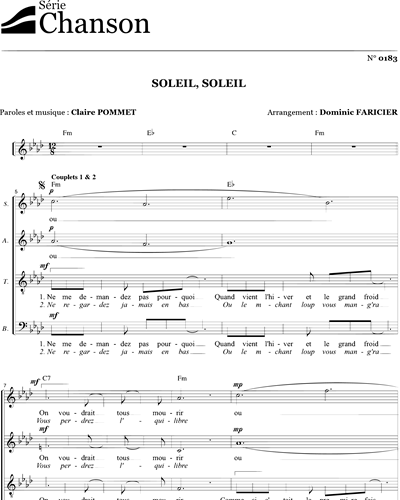 Mixed Chorus SATB