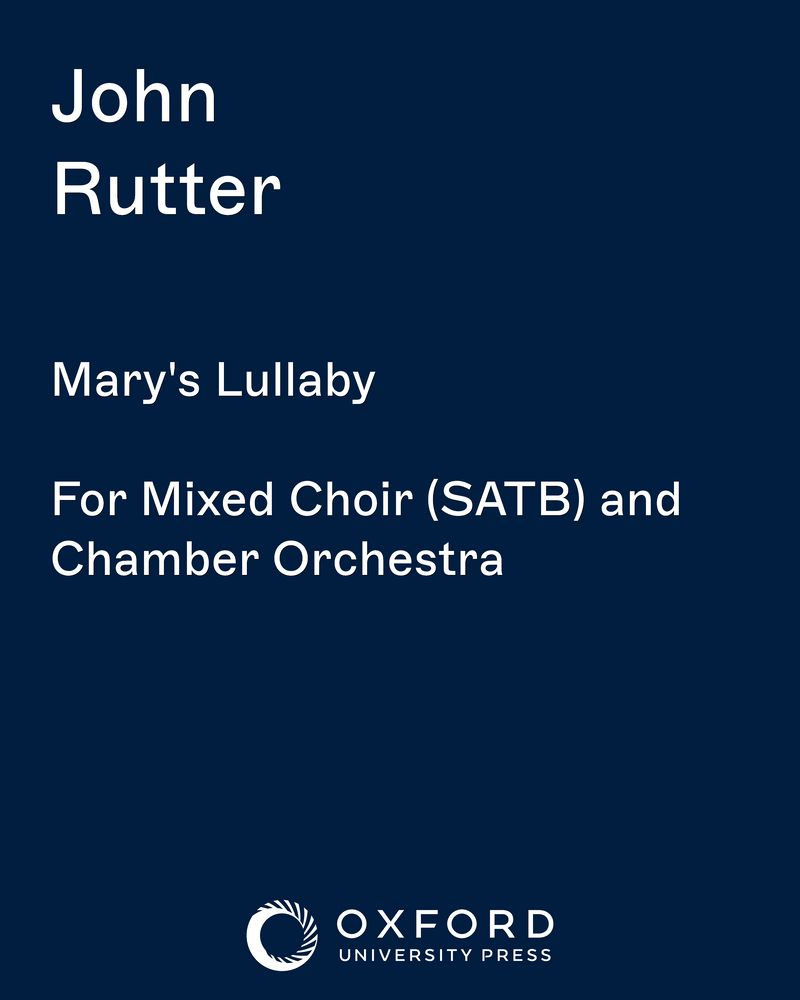 Mary's Lullaby Sheet Music By John Rutter | Nkoda | Free 7 Days Trial