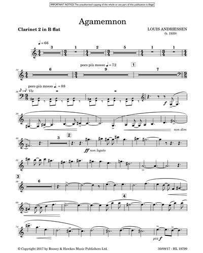 Clarinet 2 in Bb