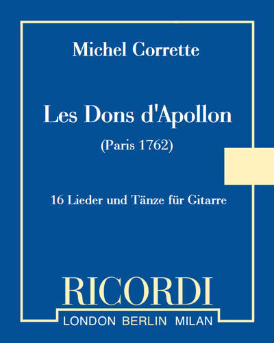 Les Dons d'Apollon (Paris 1762)
