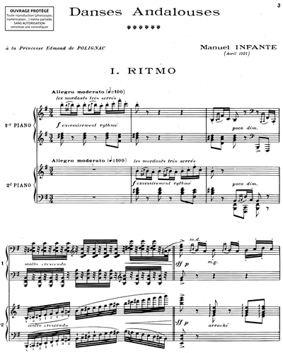 Ritmo (extrait n. 1 des "Danses andalouses")