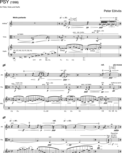 PSY - Für Altflöte/Piccolo, Viola und Harfe