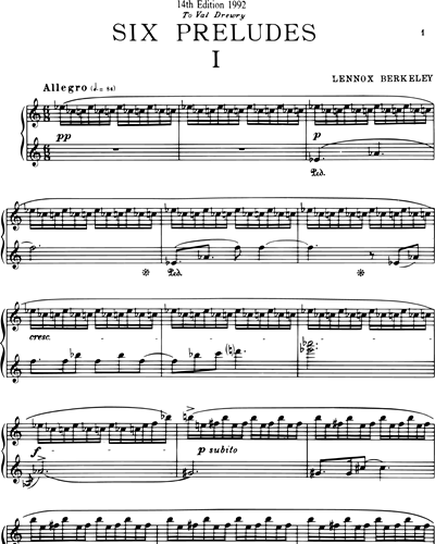 Six Preludes, Op. 23
