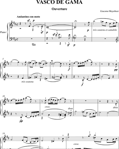 Opera Vocal Score Volume 1