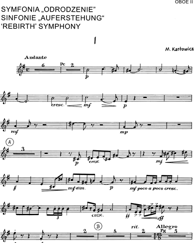 Symphony in E minor op. 7 "Rebirth" [Critical Edition]