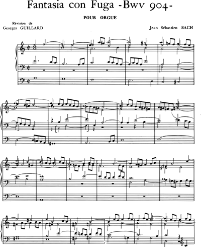 Fantasia con fuga BWV 904