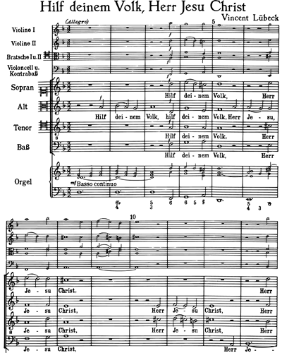 Full Score & Mixed Chorus & Organ (Continuo)