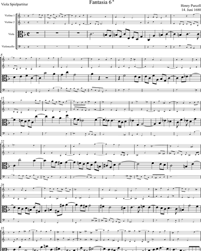 Viola Playing Score