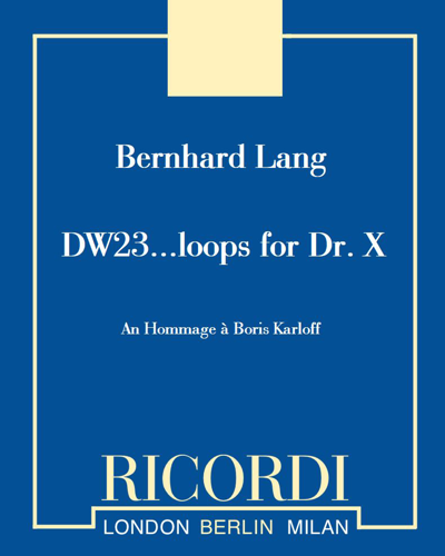 Differenz / Wiederholung 23 ..... Loops for Dr. X