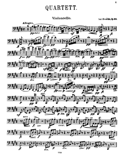 String Quartet in E, op. 80